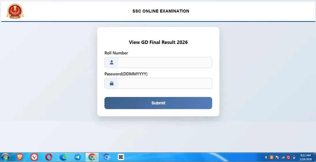 SSC Constable GD Final Result 2026 Check Name in Merit List